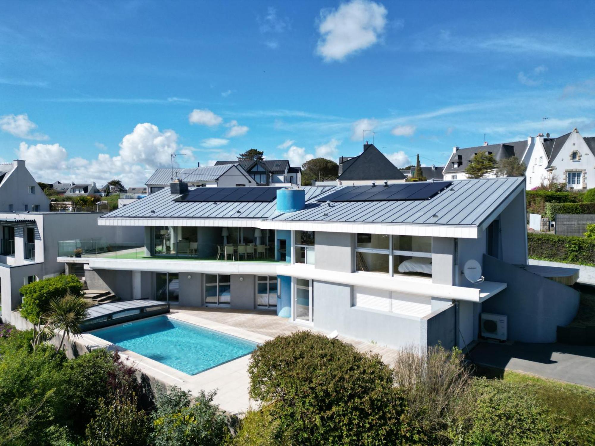 Luxury ! Villa D'Architecte Piscine - Vue Mer 180 Guidel Luaran gambar